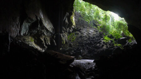 En hule på Borneo